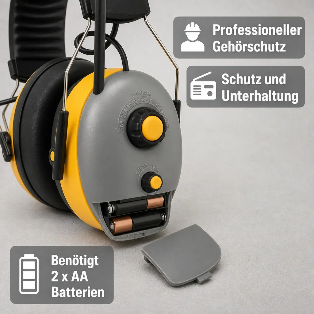 Gehörschutz mit FM-Radio