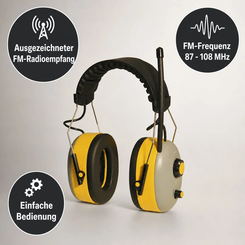 Gehörschutz mit FM-Radio