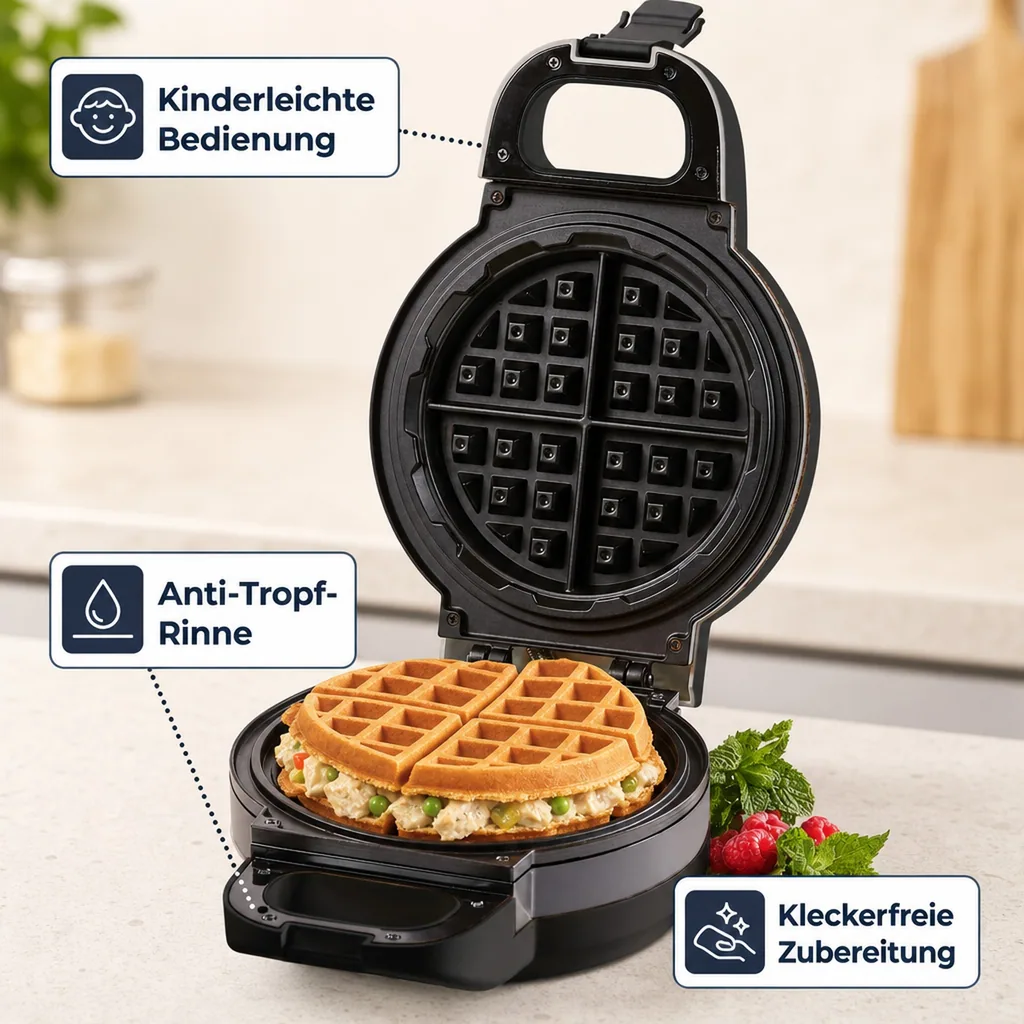 Wafflestar Power XL, Ø 18 cm