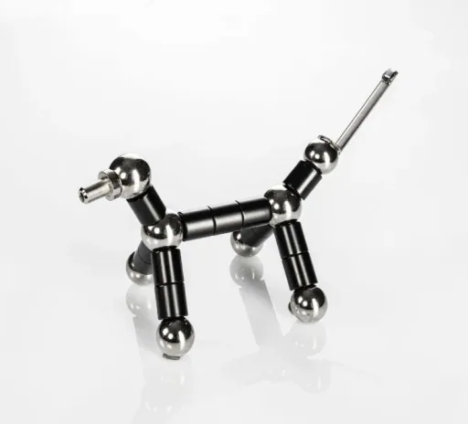 Magnetischer Kugelschreiber in der Farbe: schwarz
