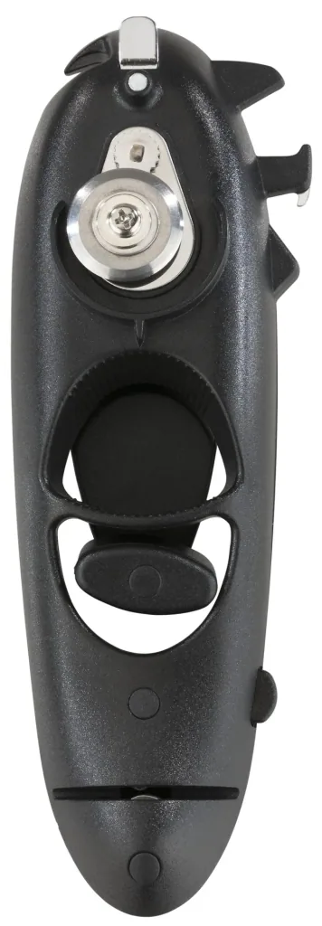6 in 1 Multi-Öffner für Deckel, Dosen und Flaschen, Schwarz