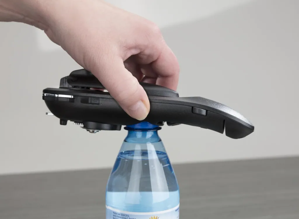 6 in 1 Multi-Öffner für Deckel, Dosen und Flaschen, Schwarz