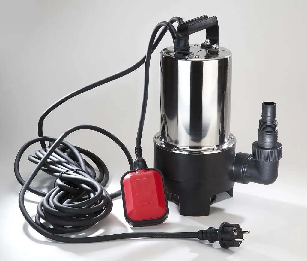 Schmutzwasser-Tauchpumpe, 550 Watt, Edelstahl