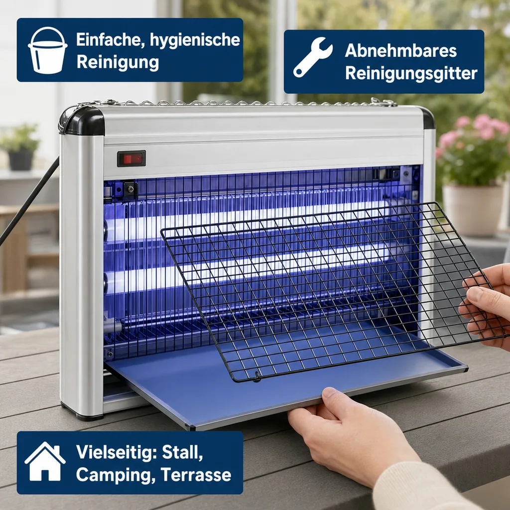 Elektrischer Fliegenvernichter ECO mit 2 x 15 Watt Röhren