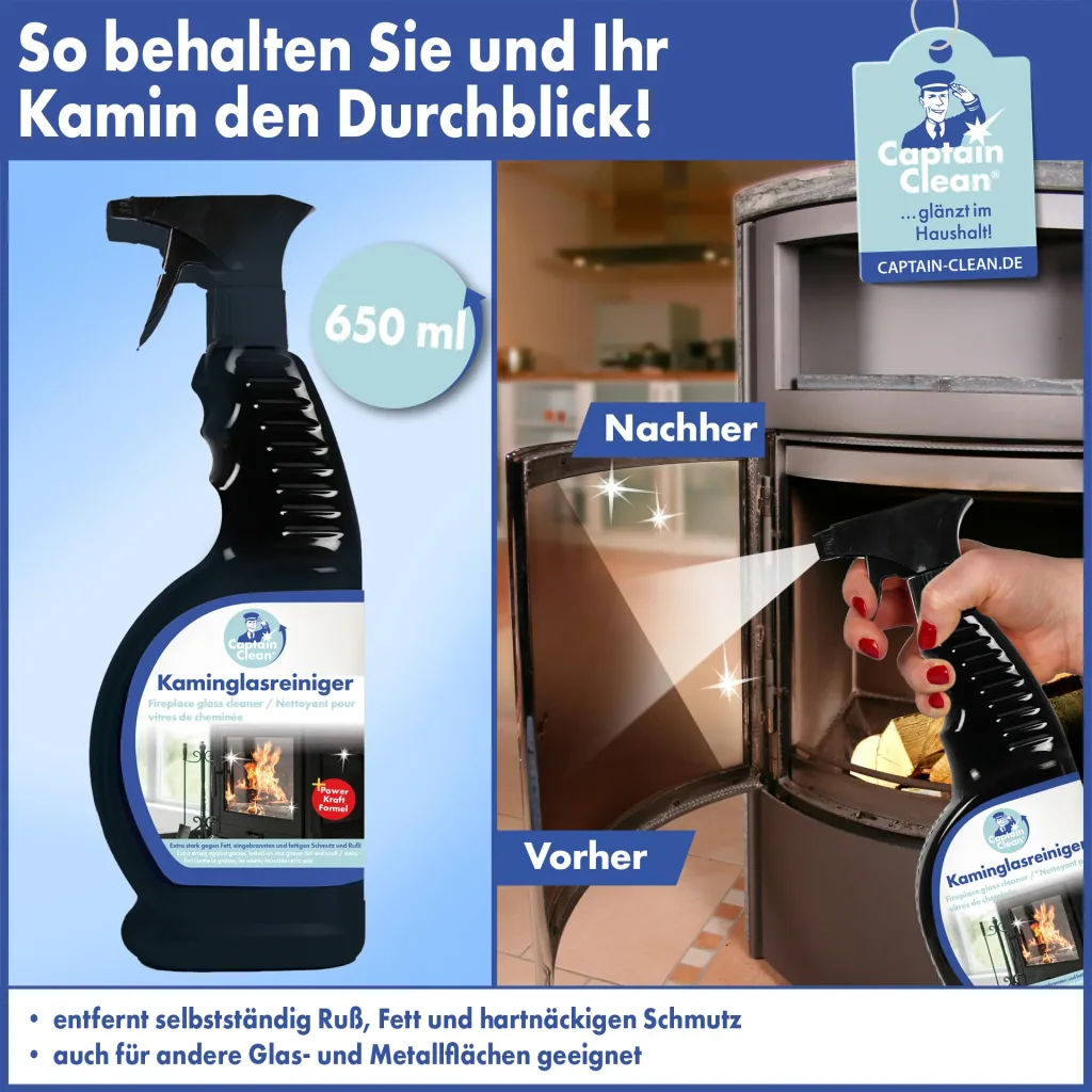 Kaminglas Reiniger, 650 ml