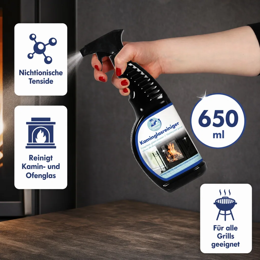 Kaminglas Reiniger, 650 ml