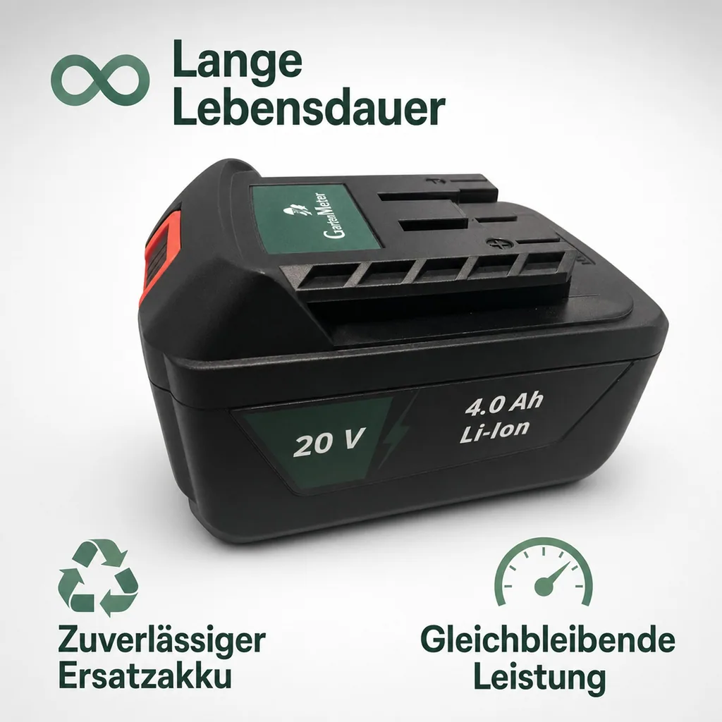 Akku Li-Ionen 20 V, 4 Ah "GM AP 20-40.1"