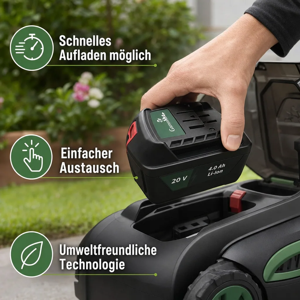 Akku Li-Ionen 20 V, 4 Ah "GM AP 20-40.1"