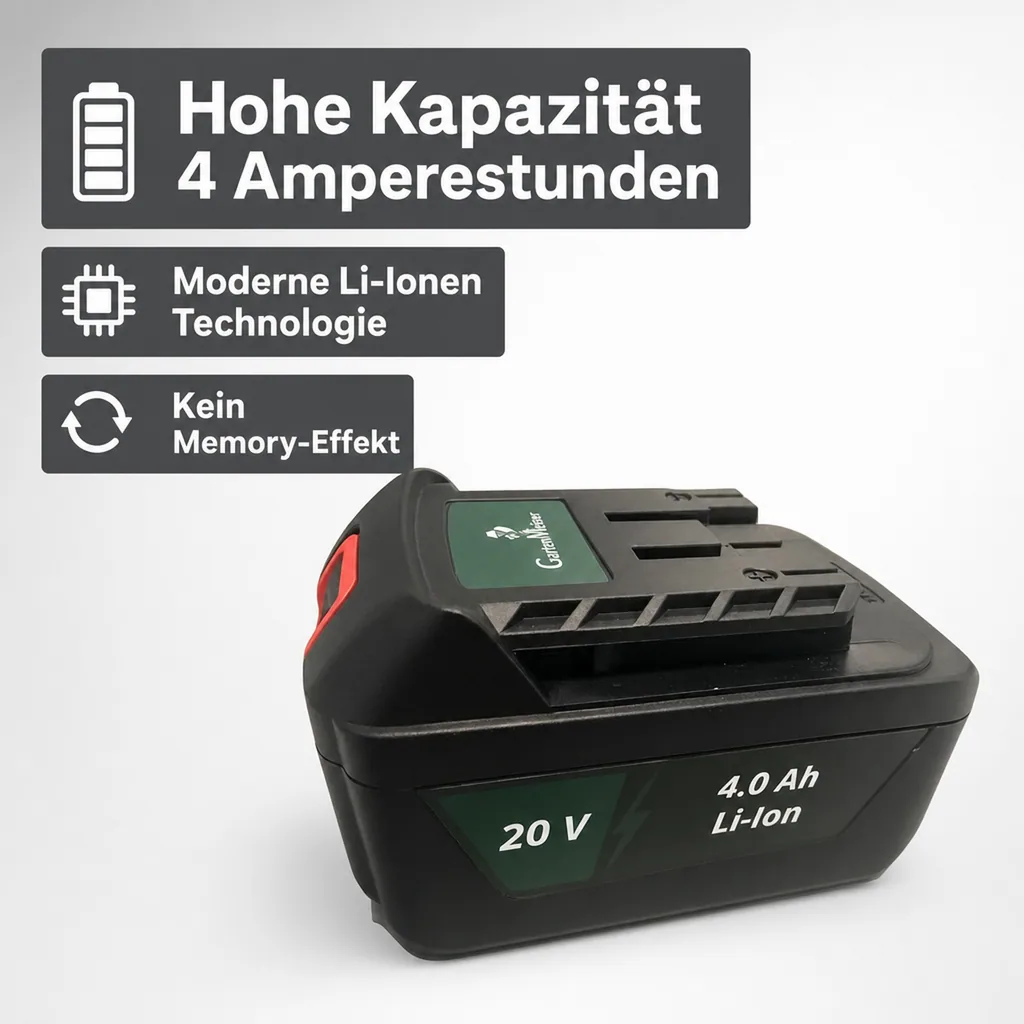 Akku Li-Ionen 20 V, 4 Ah "GM AP 20-40.1"