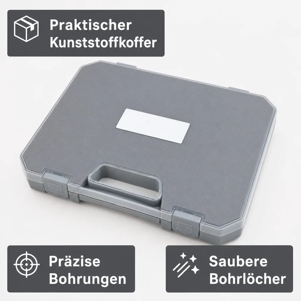 Fliesenbohrer-Satz, 9-teilig