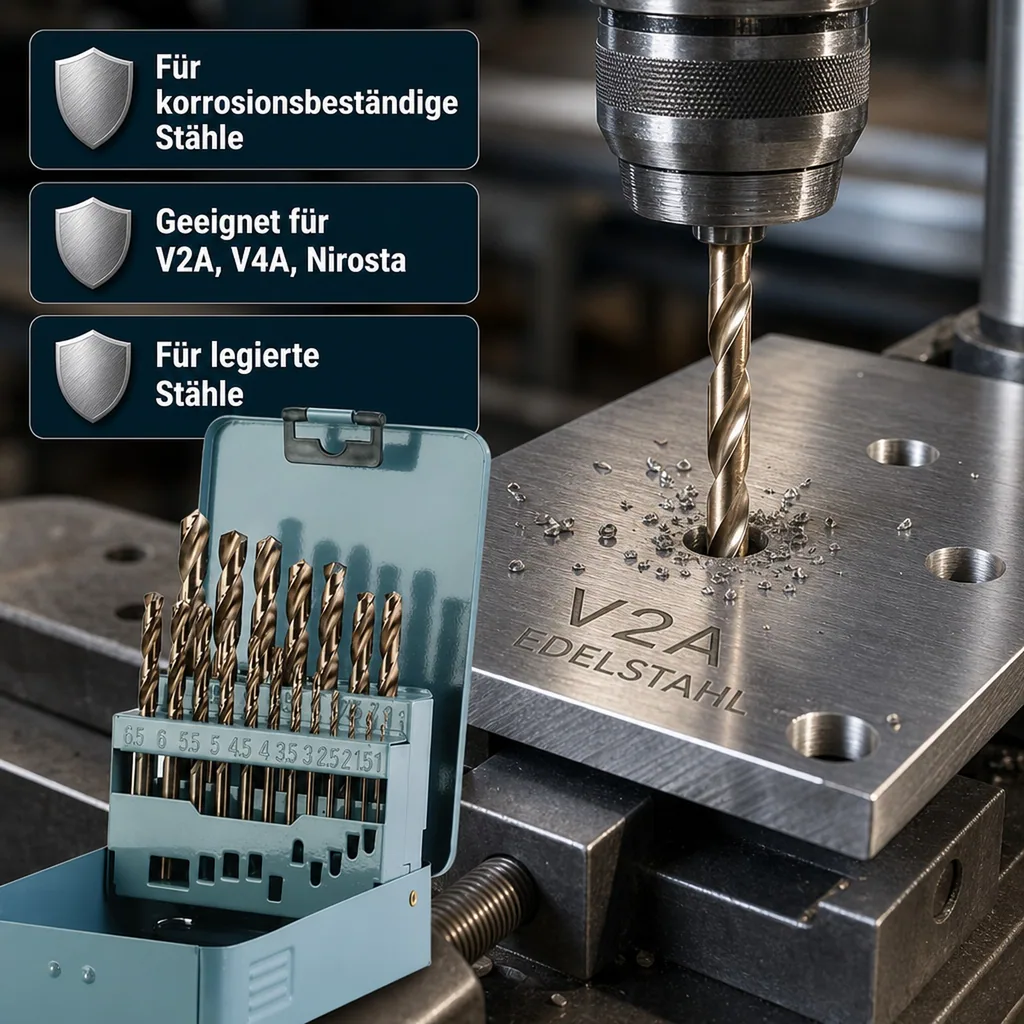 HSS Cobalt Bohrer Satz 19-teilig
