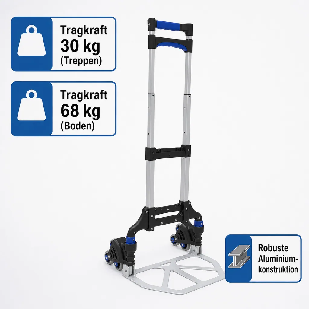 Treppen-Sackkarre, klappbar