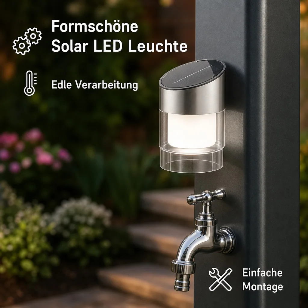 Solar Lampe passend zu Wasserzapfstelle Nr. 863874, 891396, 959933