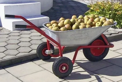 Stützräder Anbausatz für Schubkarren, 2er Set