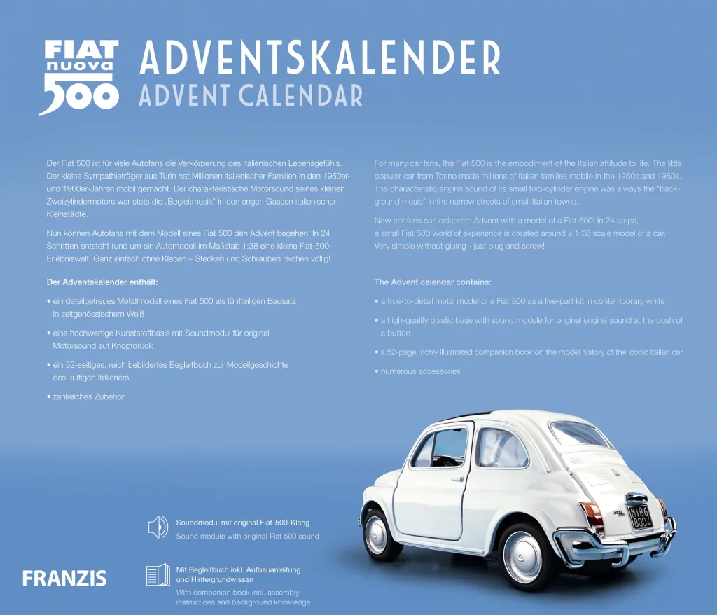 Adventskalender Fiat 500