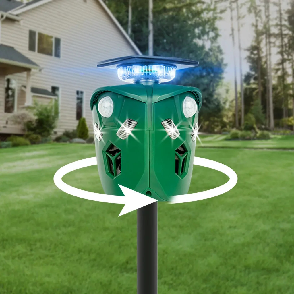 Tierschreck mit Ultraschall + Blitzlicht "360"
