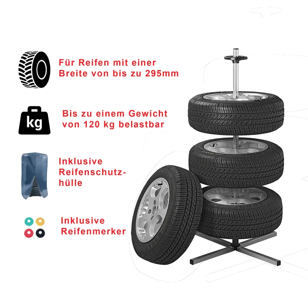 Felgenbaum bis Ø 295 mm Reifen