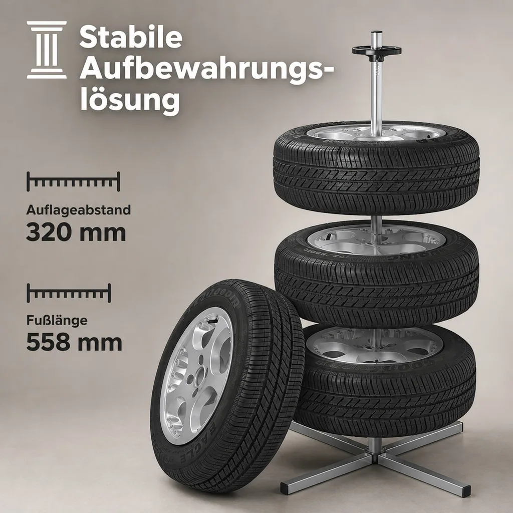 Felgenbaum bis Ø 295 mm Reifen