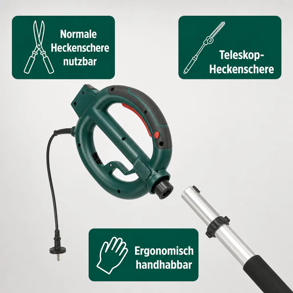 3D Multihandgriff, teleskopierbar