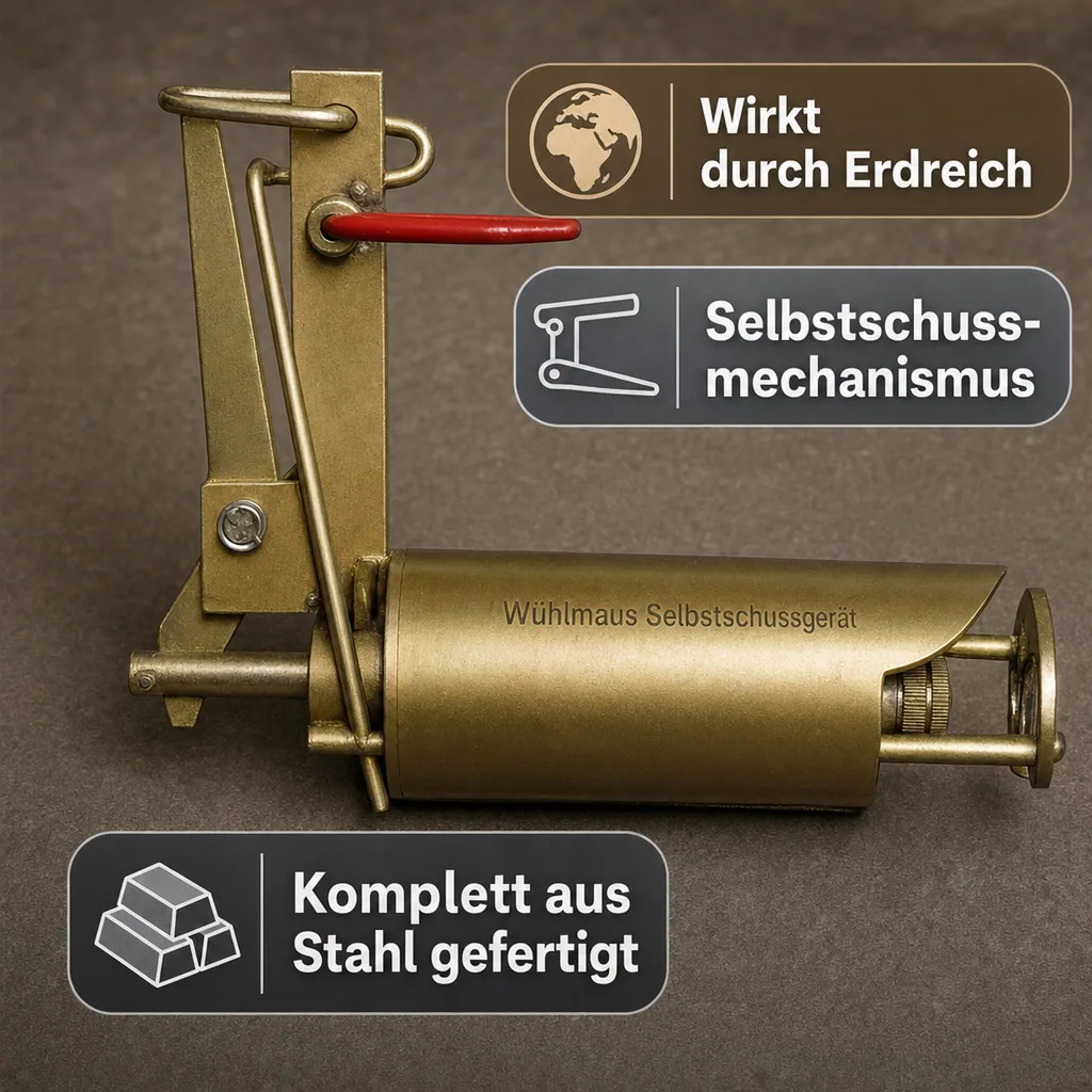 Wühlmaus Selbstschussgerät