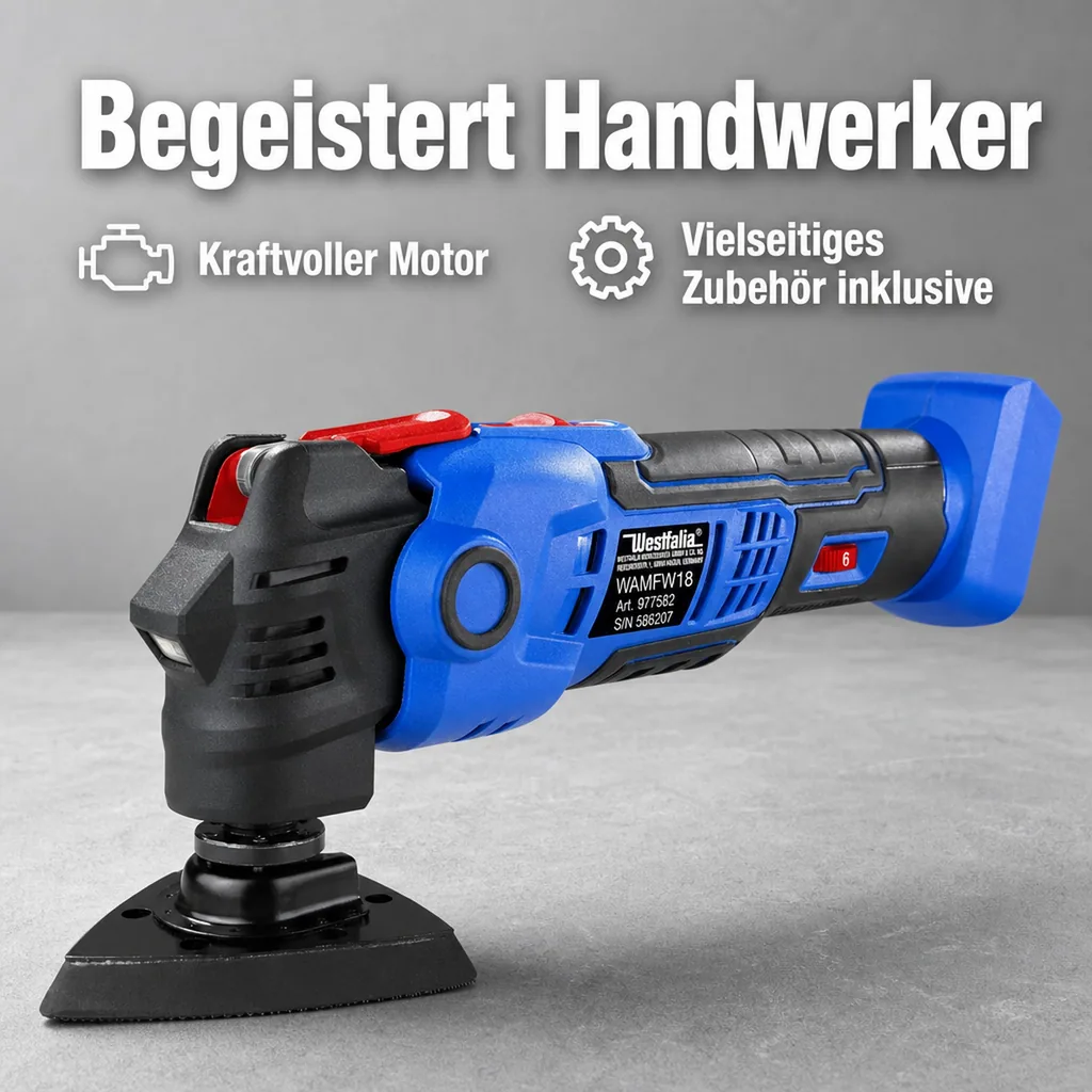 Akku Multifunktionswerkzeug 18 Volt Li-Ion WAMFW18 - ohne Akku und Ladegerät