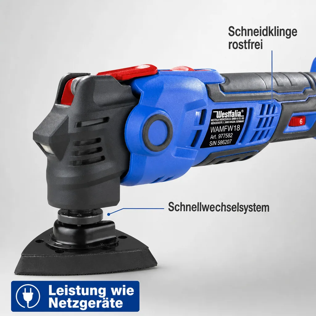 Akku Multifunktionswerkzeug 18 Volt Li-Ion WAMFW18 - ohne Akku und Ladegerät