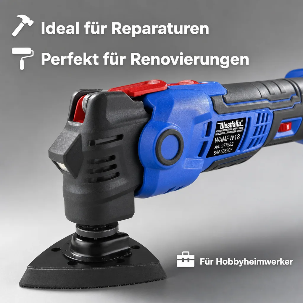 Akku Multifunktionswerkzeug 18 Volt Li-Ion WAMFW18 - ohne Akku und Ladegerät