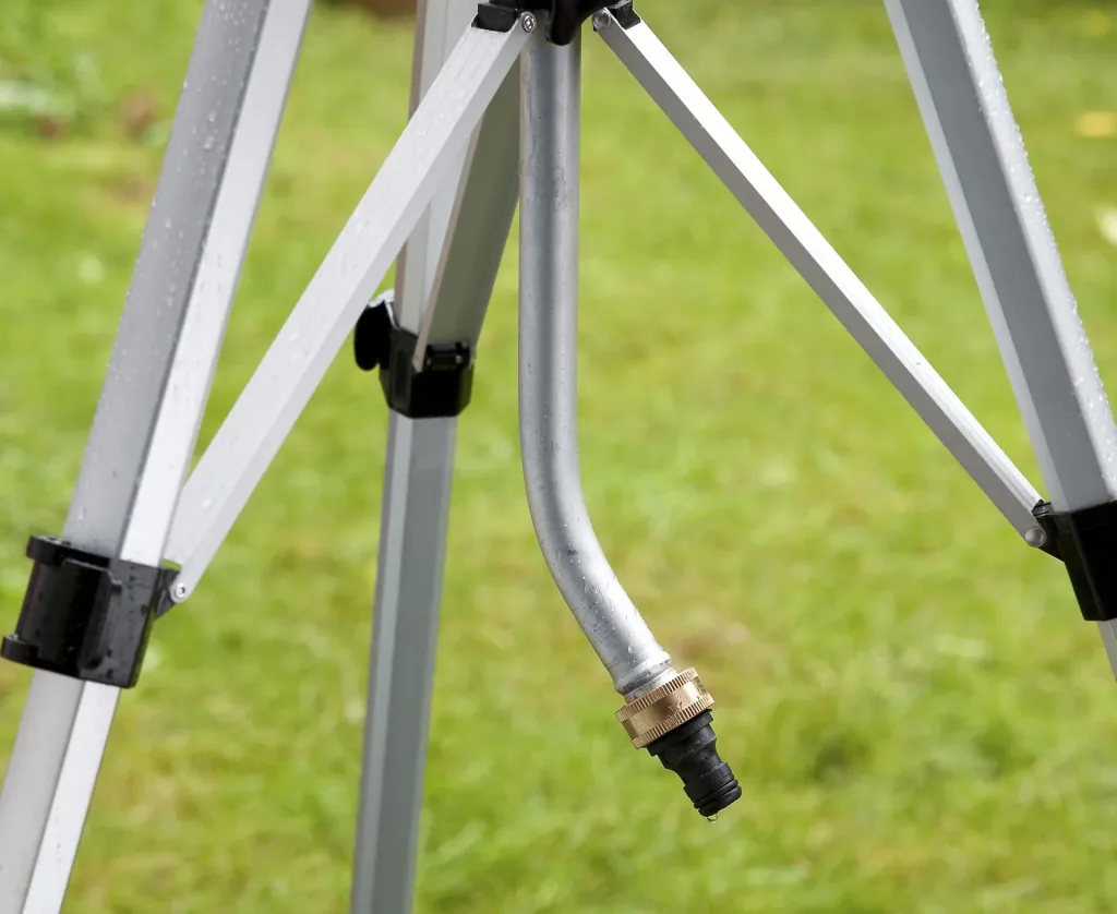 Profi Impulsregner, mit Teleskop Stativ
