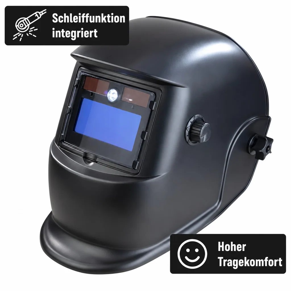 Automatik Schweißhelm mit Zusatz LED