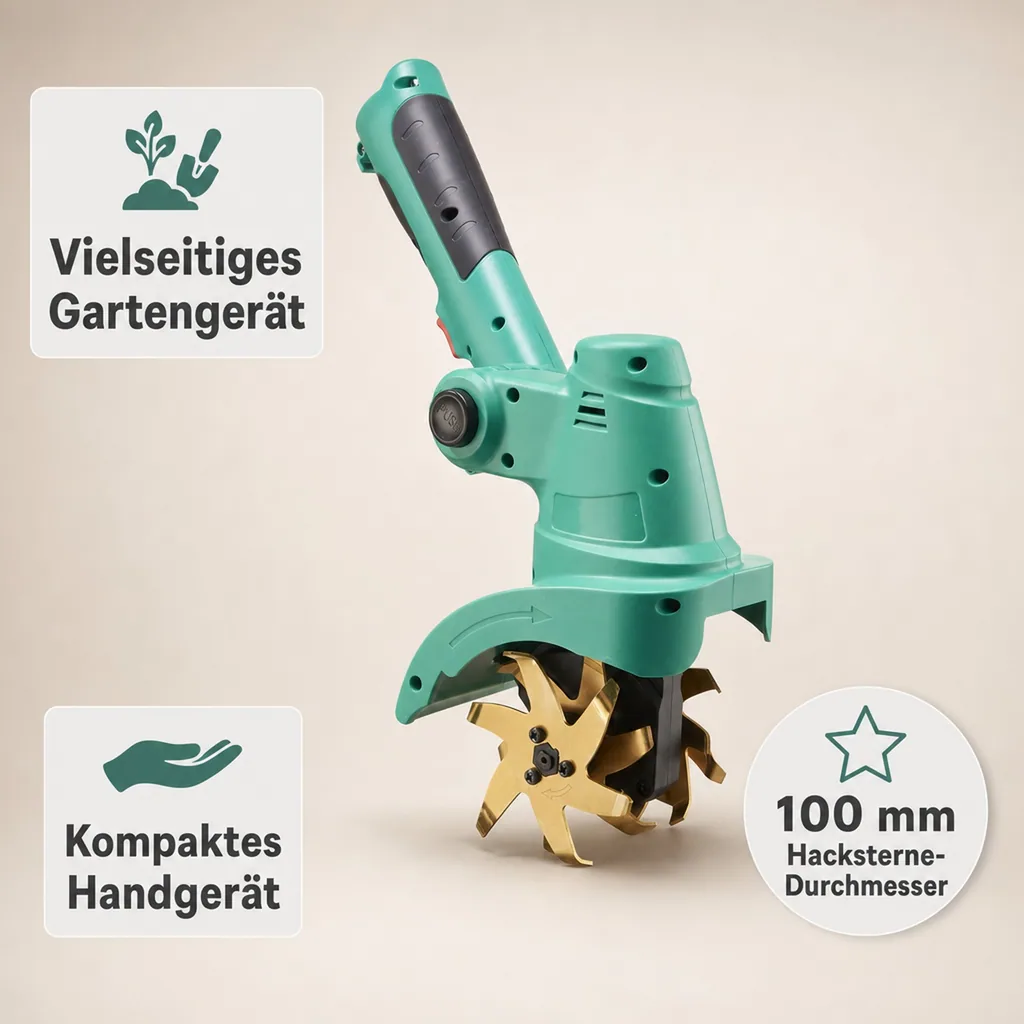Akku Hand Bodenhacke X-Grubber, 10,8 Volt – Ohne Akku und Ladegerät