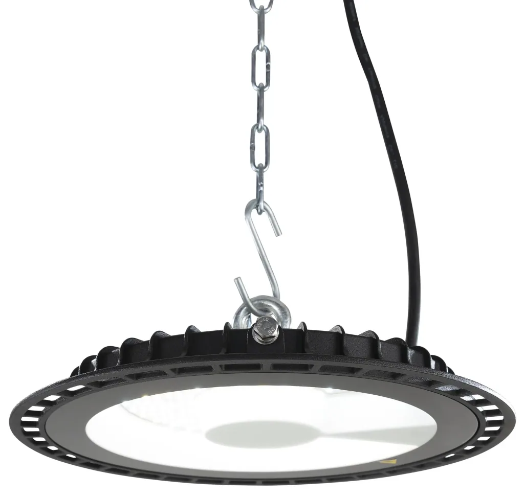 LED-Hallenstrahler, 100 Watt, 11000 Lumen, Lichtfarbe wählbar, fernbedienbar