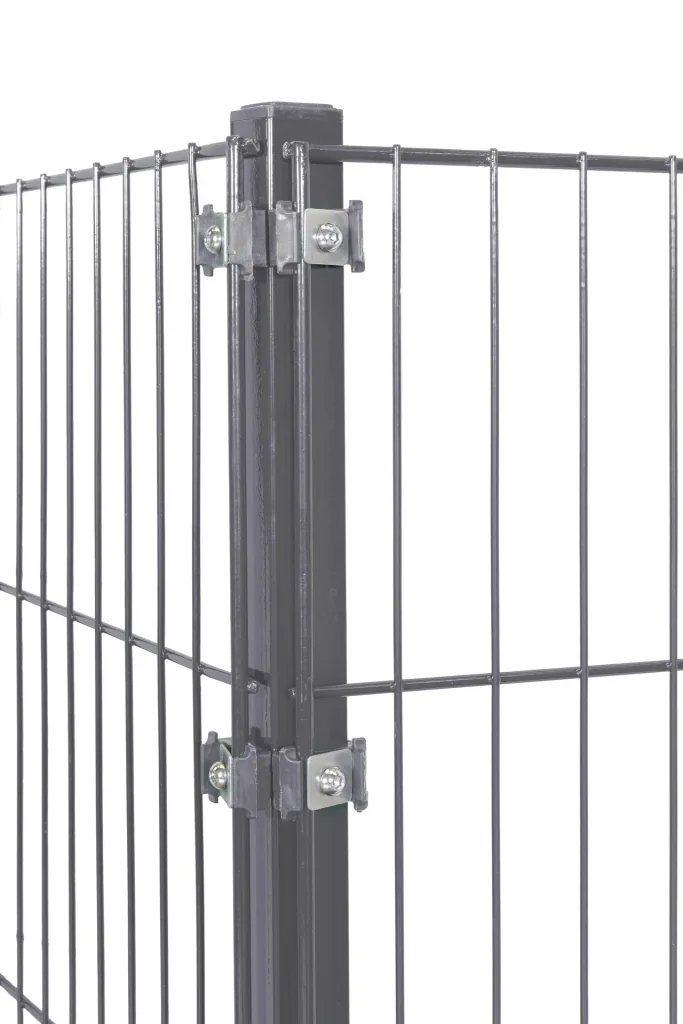 Eckpfosten für Doppelstab- und Einstabmatten 1200 x 40 x 40 mm - anthrazit