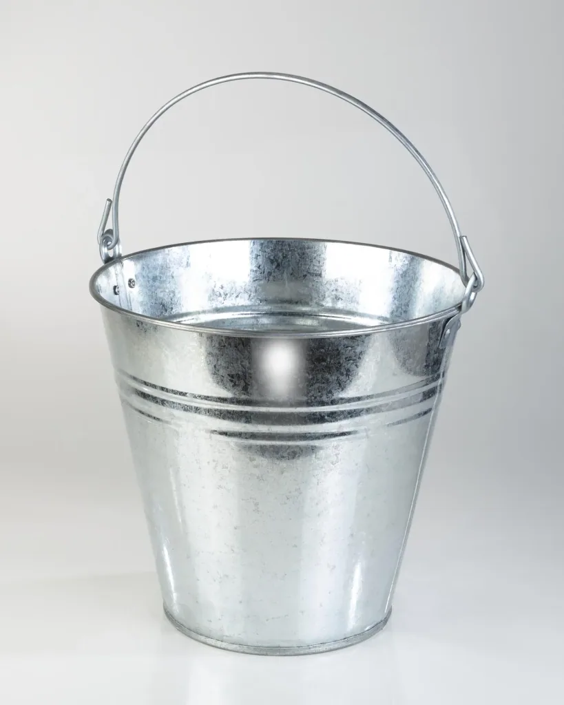 Zinkeimer Set, 5-teilig