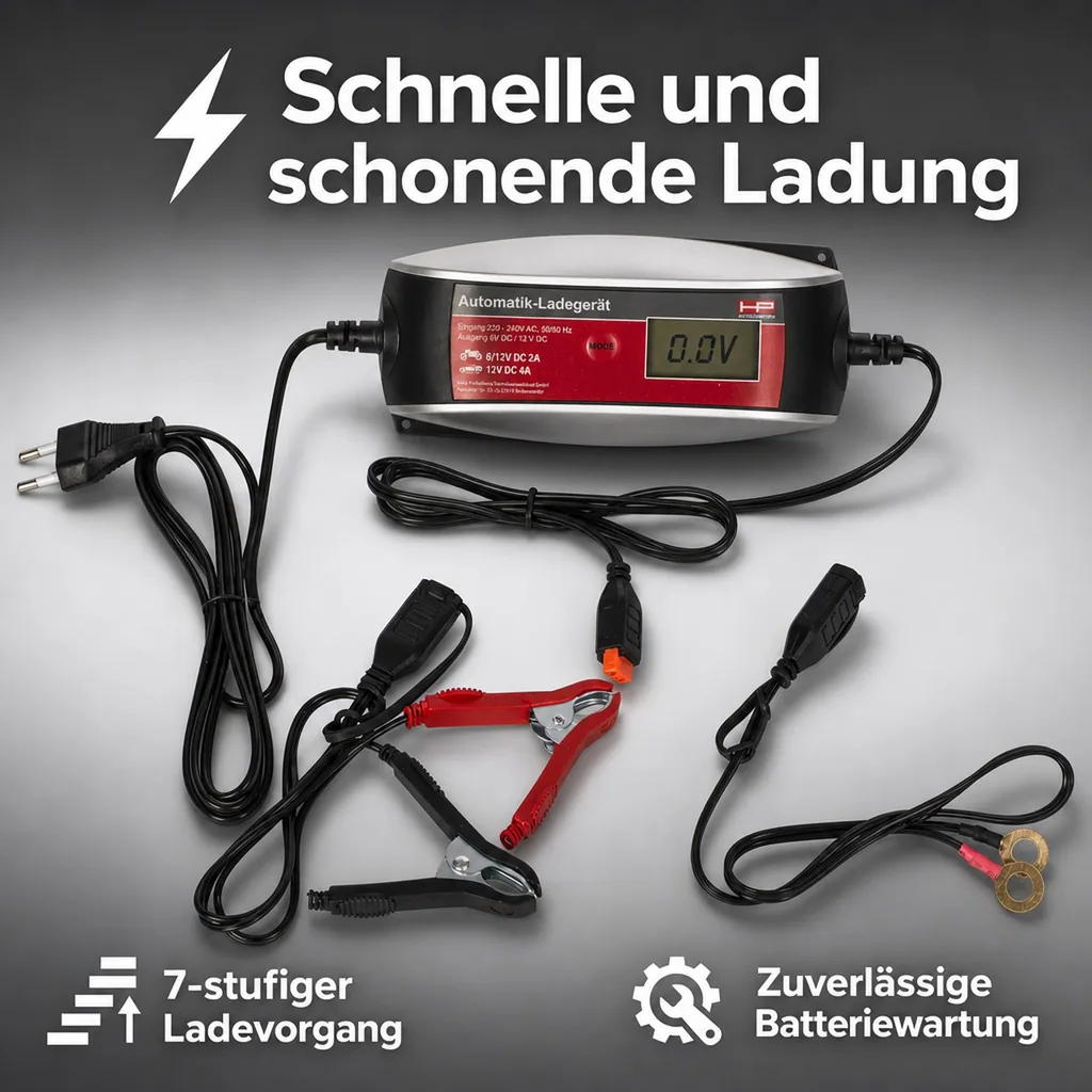 LCD Ladegerät Smart 6/12 Volt