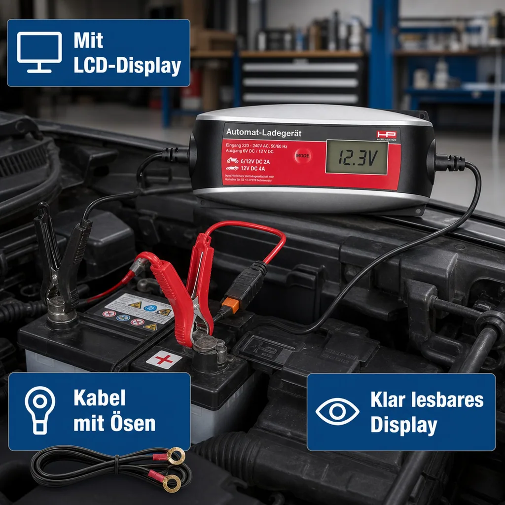 LCD Ladegerät Smart 6/12 Volt