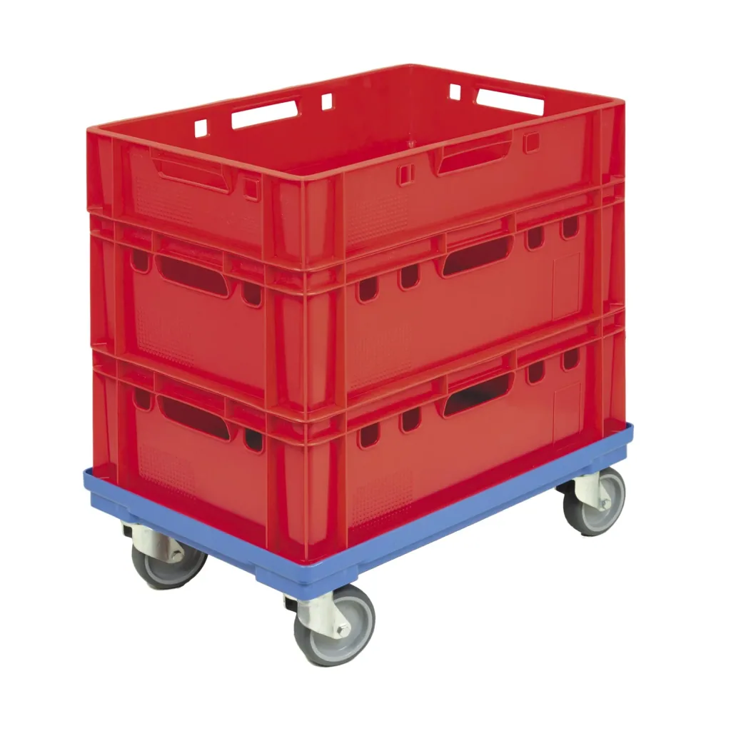 Rollwagen 61x41x17cm blau
