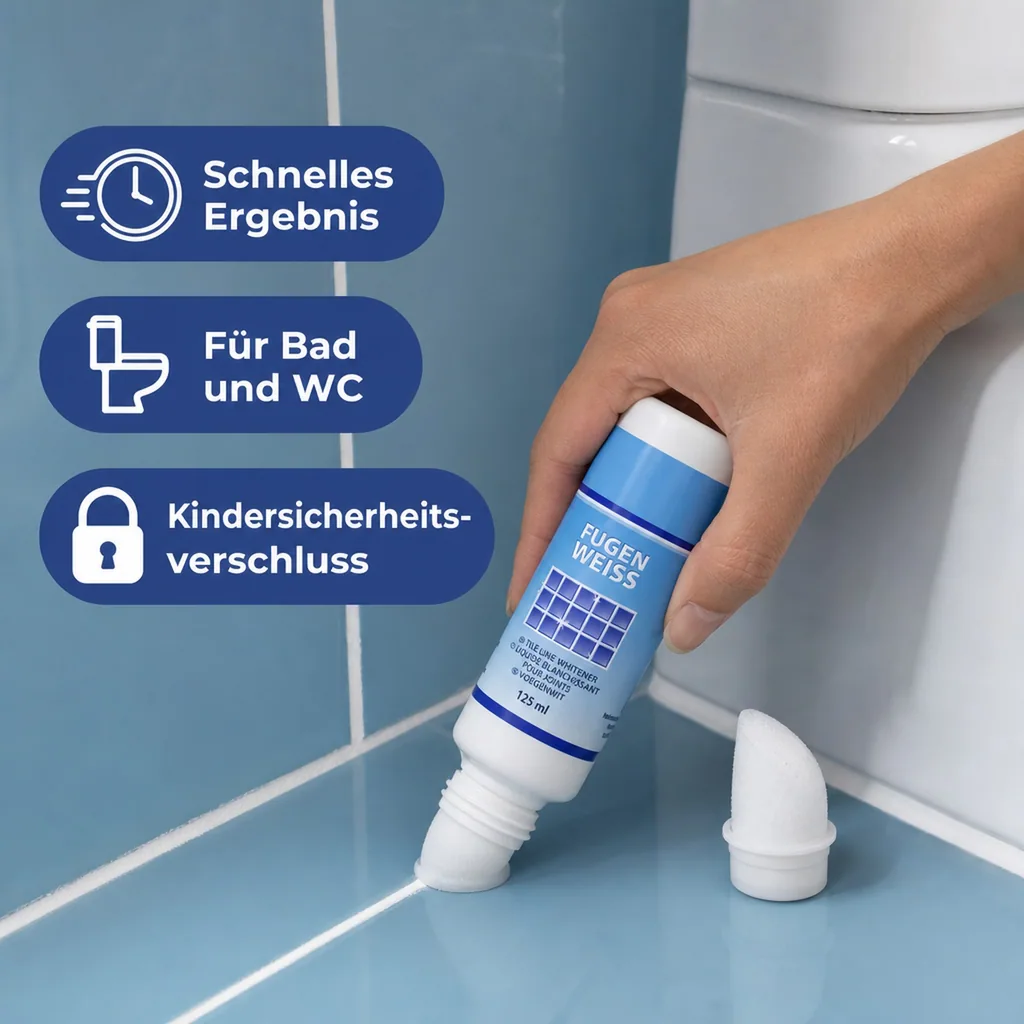 Fugenweiß mit Schwammaufträger 125 ml