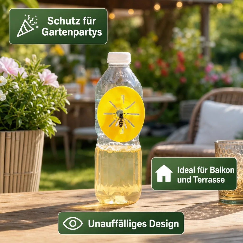 Wespenfalle für Flaschen, 6er-Set