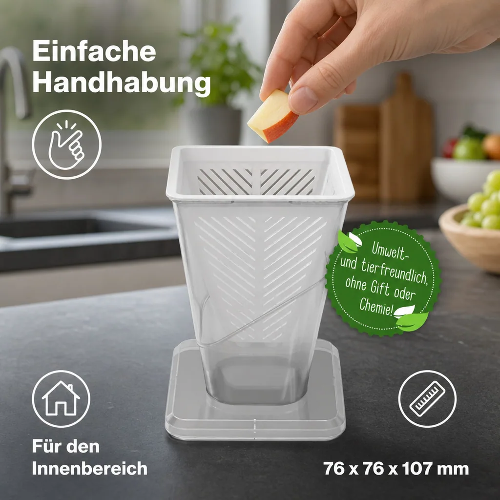 Fruchtfliegenfalle - Lebendfalle