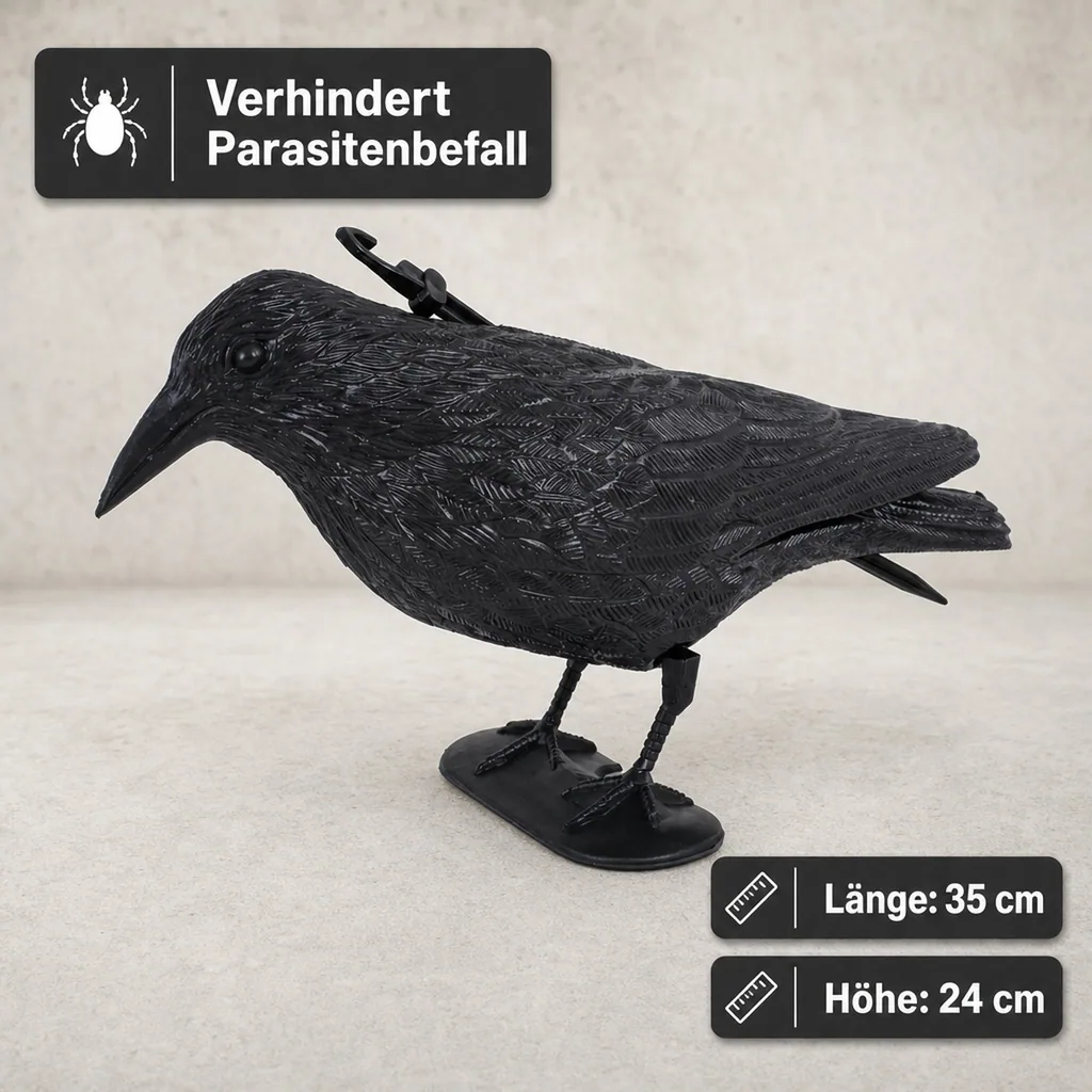 Taubenschreck Rabe