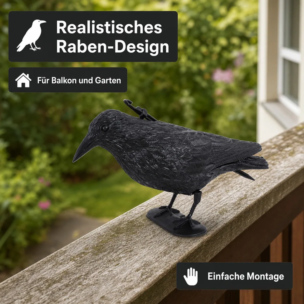 Taubenschreck Rabe