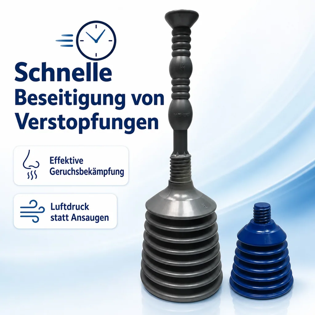 Rohrfrei-Profi, Rohrfrei-Pumpe, 3-teilig