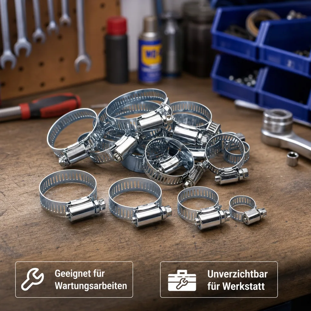 Schlauchschellen, 20-tlg. Satz