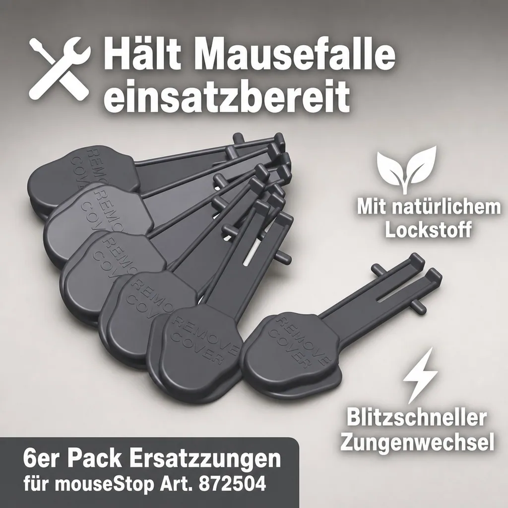 Ersatzzungen für "mouseStop" Art. 872504, 6er Pack