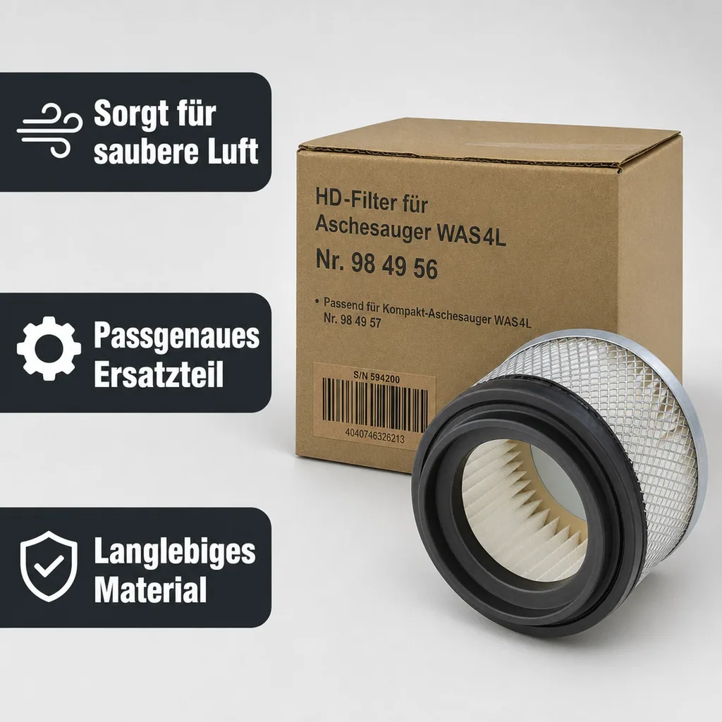 HD-Filter für Aschesauger WAS4L Nr. 984956
