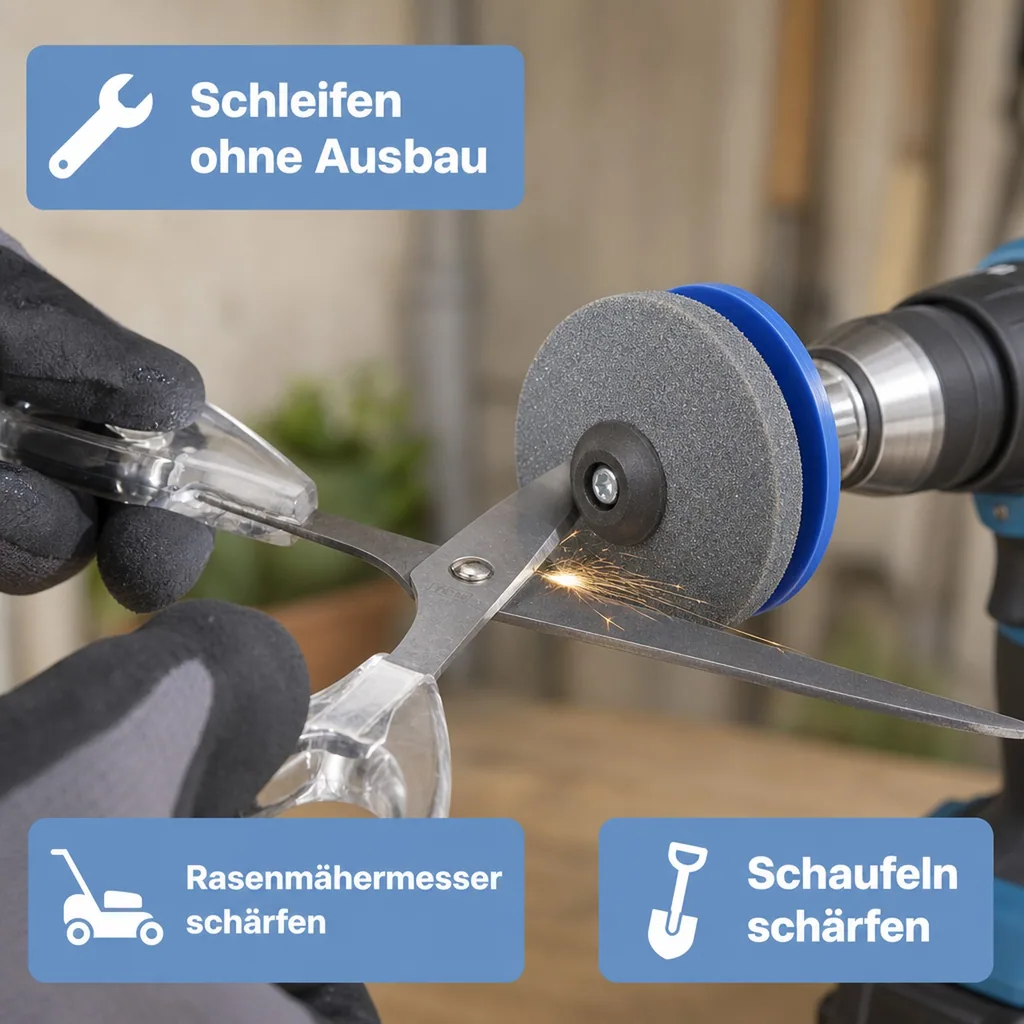 Schärfer für Gartengeräte, 1 Stück