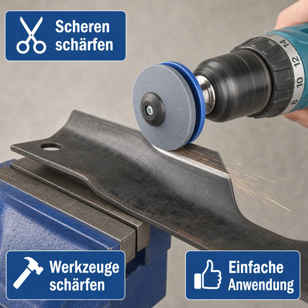 Schärfer für Gartengeräte, 1 Stück
