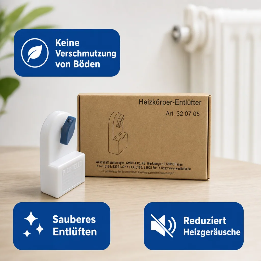 Heizkörperentlüfter - einfach und schnell Heizkosten sparen
