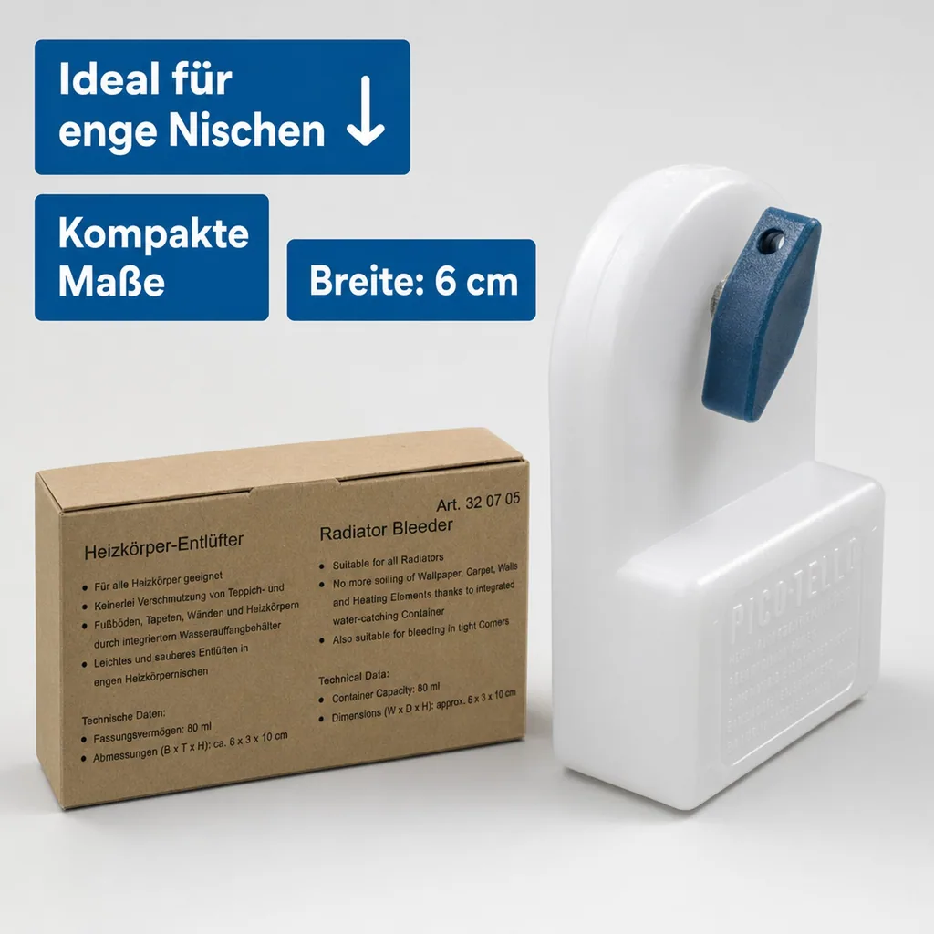 Heizkörperentlüfter - einfach und schnell Heizkosten sparen