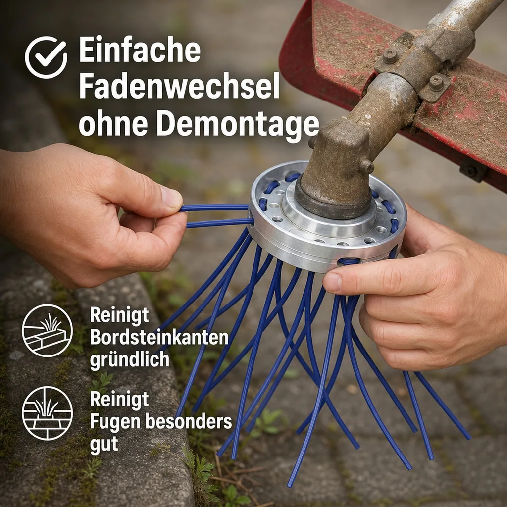 Wildkrautbürste Octo